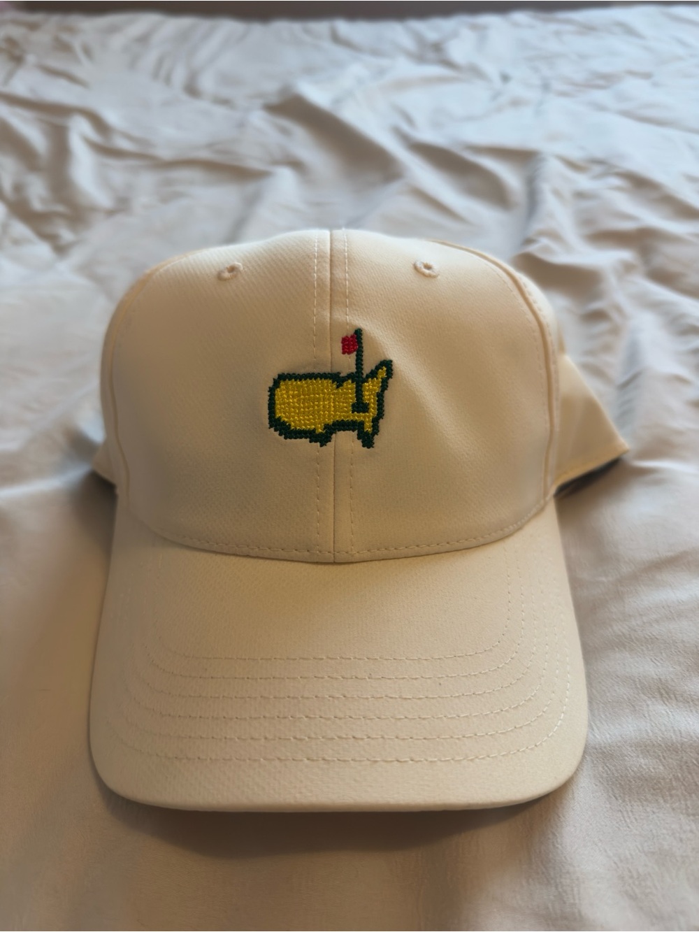 Ahead Masters Performance Hat. Pale Yellow. Adjustable. Used Once. 6 Panel.